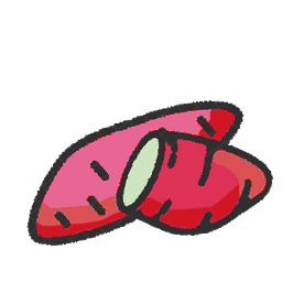 SWEET POTATO / Red (800g)